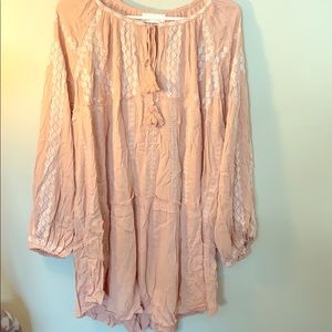 Luca+Grae Boho Nude Pink Dress w/ Tag NEVER WORN